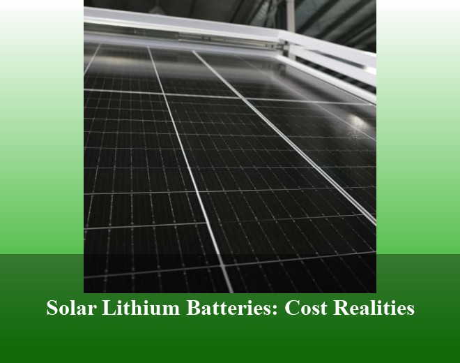 Solar Lithium Batteries: Cost Realities